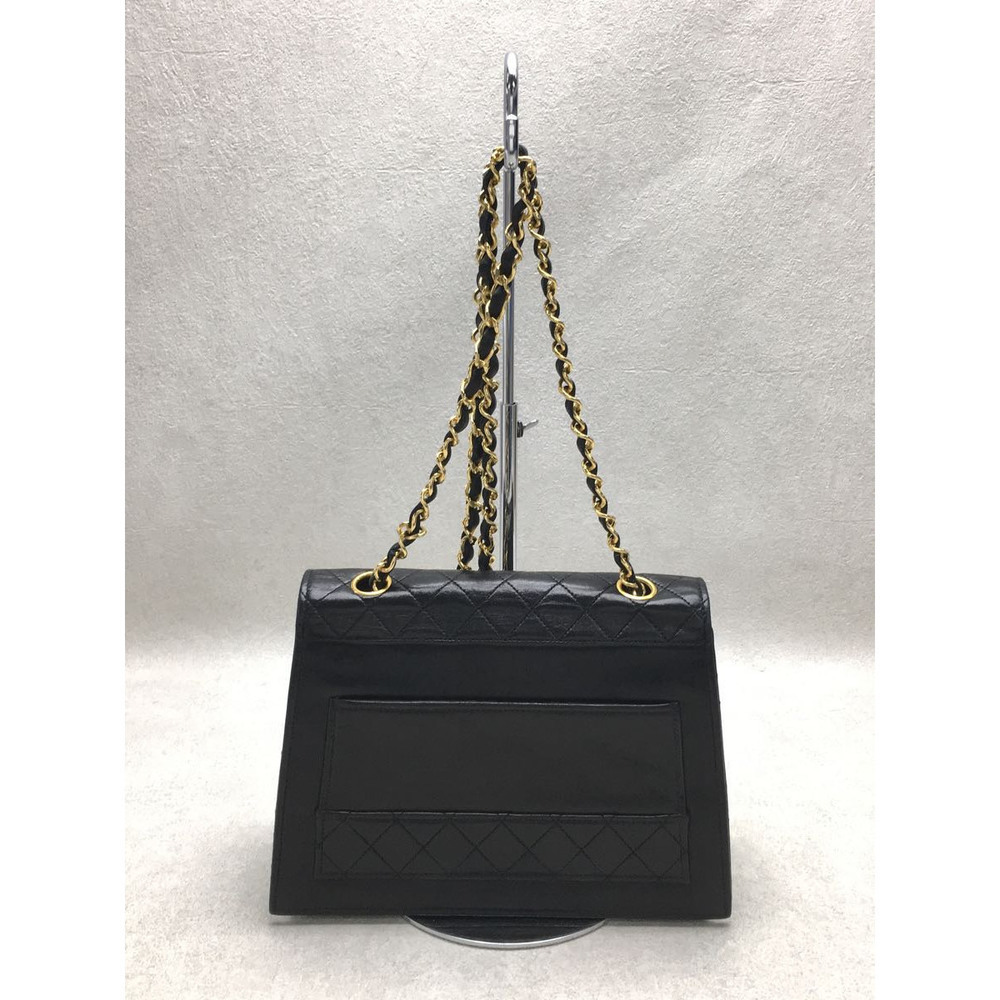 Chanel Lamb Leather Chain Shoulder Bag Black - Picture 6 of 6